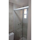 Box de vidro para banheiro em l